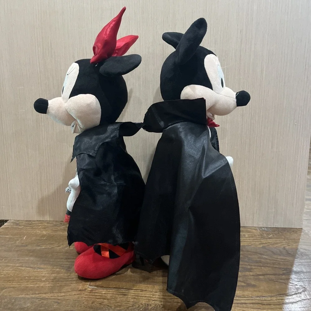 Set of Mickey Mouse As Dracula & Matching Minnie Halloween Door Greeters, 2017